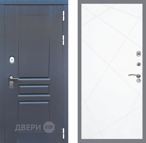 Входная металлическая Дверь Стоп ПЛАТИНУМ ФЛ-291 Силк Сноу в Наро-Фоминске