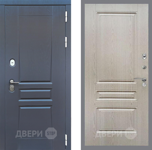 Входная металлическая Дверь Стоп ПЛАТИНУМ ФЛ-243 Беленый дуб в Наро-Фоминске