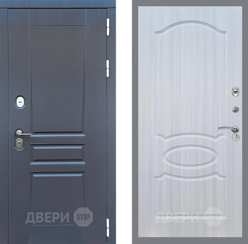 Входная металлическая Дверь Стоп ПЛАТИНУМ ФЛ-128 Сандал белый в Наро-Фоминске