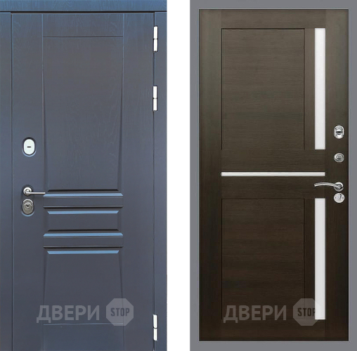 Входная металлическая Дверь Стоп ПЛАТИНУМ СБ-18 Венге в Наро-Фоминске