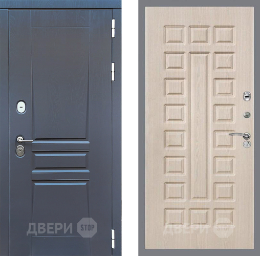 Входная металлическая Дверь Стоп ПЛАТИНУМ ФЛ-183 Беленый дуб в Наро-Фоминске