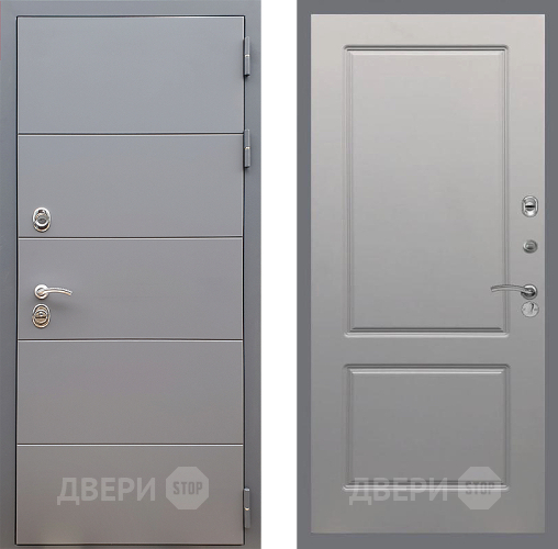 Входная металлическая Дверь Стоп АРТ ГРАФИТ ФЛ-117 Грей софт в Наро-Фоминске
