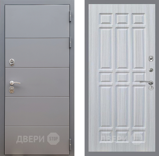 Входная металлическая Дверь Стоп АРТ ГРАФИТ ФЛ-33 Сандал белый в Наро-Фоминске