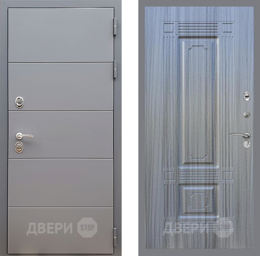 Входная металлическая Дверь Стоп АРТ ГРАФИТ ФЛ-2 Сандал грей в Наро-Фоминске