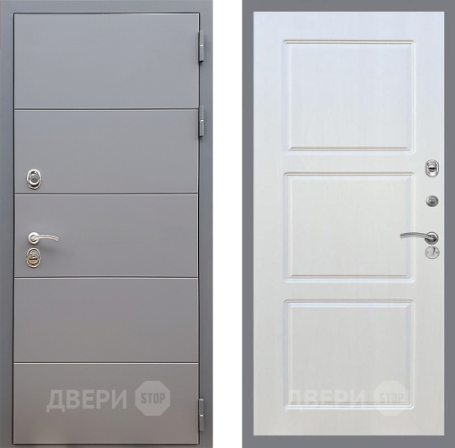 Входная металлическая Дверь Стоп АРТ ГРАФИТ ФЛ-3 Лиственница беж в Наро-Фоминске