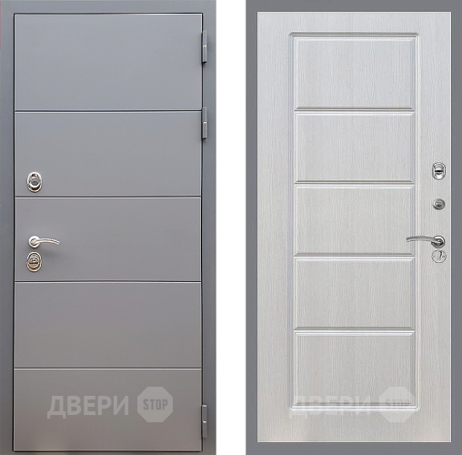 Входная металлическая Дверь Стоп АРТ ГРАФИТ ФЛ-39 Лиственница беж в Наро-Фоминске