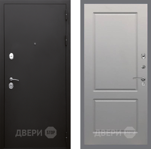 Входная металлическая Дверь Стоп КЛАССИК Шагрень ФЛ-117 Грей софт в Наро-Фоминске