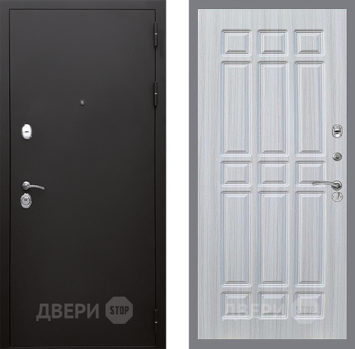 Входная металлическая Дверь Стоп КЛАССИК Шагрень ФЛ-33 Сандал белый в Наро-Фоминске