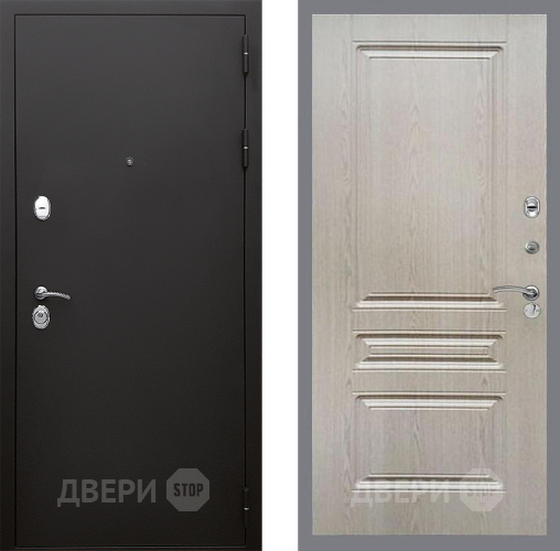 Входная металлическая Дверь Стоп КЛАССИК Шагрень ФЛ-243 Беленый дуб в Наро-Фоминске