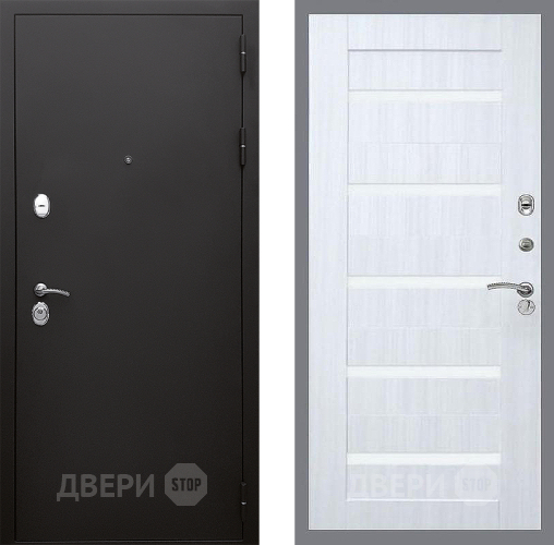 Входная металлическая Дверь Стоп КЛАССИК Шагрень СБ-14 Сандал белый в Наро-Фоминске