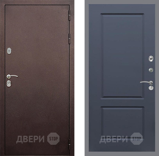 Входная металлическая Дверь Стоп КЛАССИК Медь ФЛ-117 Силк титан в Наро-Фоминске