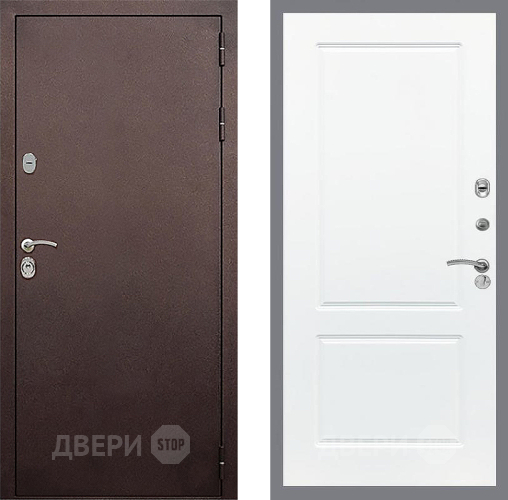 Дверь Стоп КЛАССИК Медь ФЛ-117 Силк Сноу в Наро-Фоминске