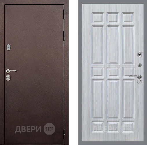 Входная металлическая Дверь Стоп КЛАССИК Медь ФЛ-33 Сандал белый в Наро-Фоминске