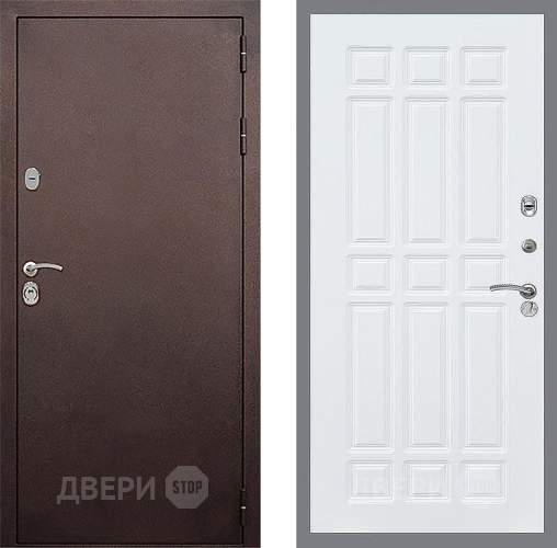 Входная металлическая Дверь Стоп КЛАССИК Медь ФЛ-33 Силк Сноу в Наро-Фоминске