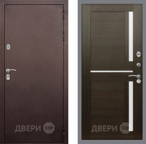 Входная металлическая Дверь Стоп КЛАССИК Медь СБ-18 Венге в Наро-Фоминске