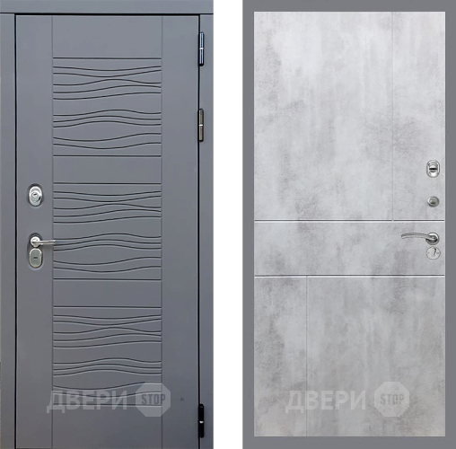 Входная металлическая Дверь Стоп СКАНДИ ФЛ-290 Бетон светлый в Наро-Фоминске