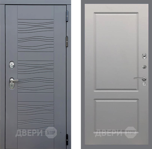 Входная металлическая Дверь Стоп СКАНДИ ФЛ-117 Грей софт в Наро-Фоминске