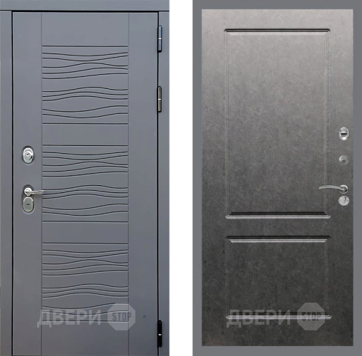 Входная металлическая Дверь Стоп СКАНДИ ФЛ-117 Штукатурка графит в Наро-Фоминске