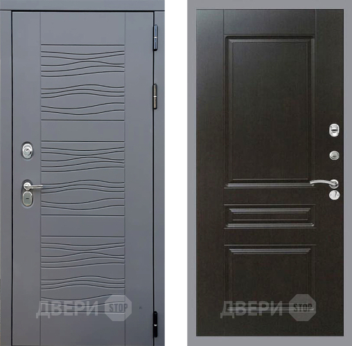 Входная металлическая Дверь Стоп СКАНДИ ФЛ-243 Венге в Наро-Фоминске