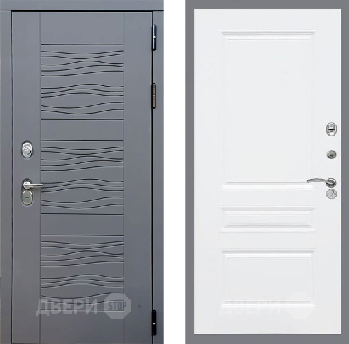 Входная металлическая Дверь Стоп СКАНДИ ФЛ-243 Силк Сноу в Наро-Фоминске