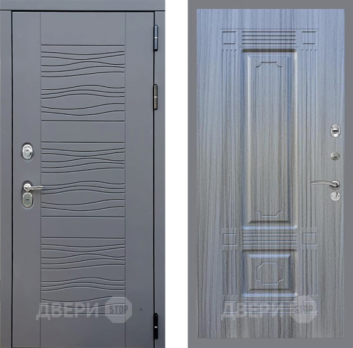 Входная металлическая Дверь Стоп СКАНДИ ФЛ-2 Сандал грей в Наро-Фоминске