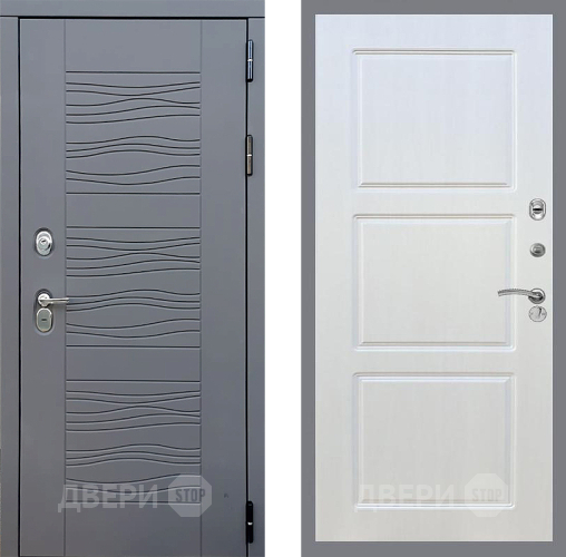 Входная металлическая Дверь Стоп СКАНДИ ФЛ-3 Лиственница беж в Наро-Фоминске