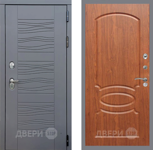 Входная металлическая Дверь Стоп СКАНДИ ФЛ-128 Береза мореная в Наро-Фоминске