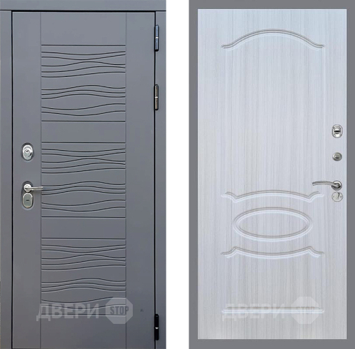 Входная металлическая Дверь Стоп СКАНДИ ФЛ-128 Сандал белый в Наро-Фоминске