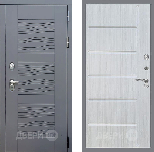Входная металлическая Дверь Стоп СКАНДИ ФЛ-102 Сандал белый в Наро-Фоминске
