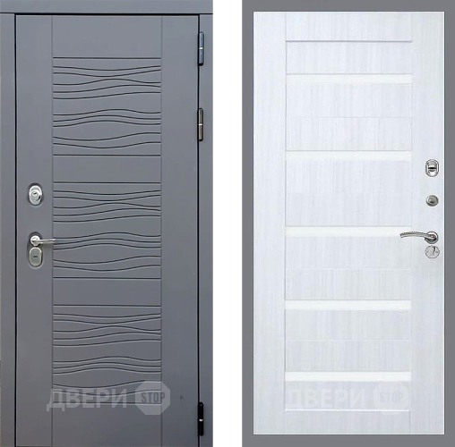 Входная металлическая Дверь Стоп СКАНДИ СБ-14 Сандал белый в Наро-Фоминске