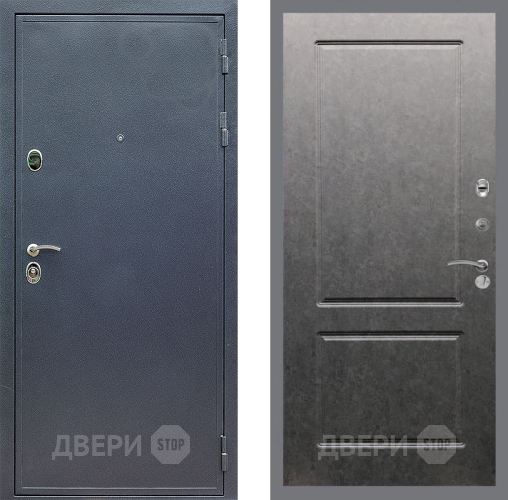 Входная металлическая Дверь Стоп СИЛЬВЕР ФЛ-117 Штукатурка графит в Наро-Фоминске