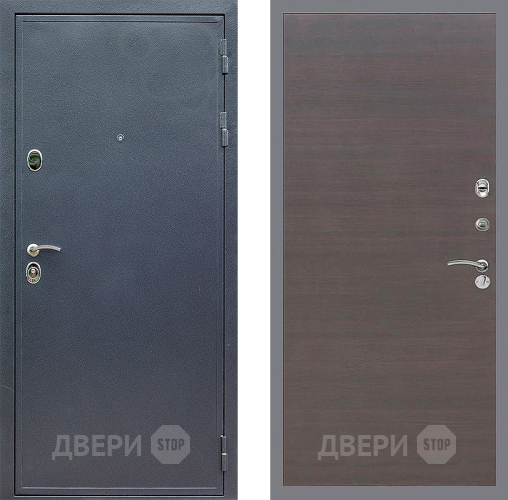 Входная металлическая Дверь Стоп СИЛЬВЕР Гладкая венге поперечный в Наро-Фоминске