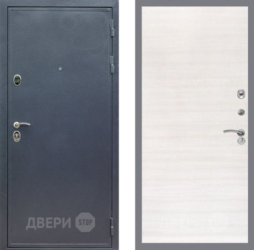 Входная металлическая Дверь Стоп СИЛЬВЕР Гладкая Акация светлая в Наро-Фоминске