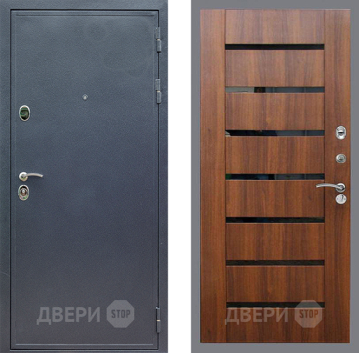 Входная металлическая Дверь Стоп СИЛЬВЕР СБ-14 Орех бренди в Наро-Фоминске