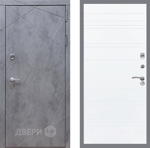 Входная металлическая Дверь Стоп Лучи Лайн Силк Сноу в Наро-Фоминске