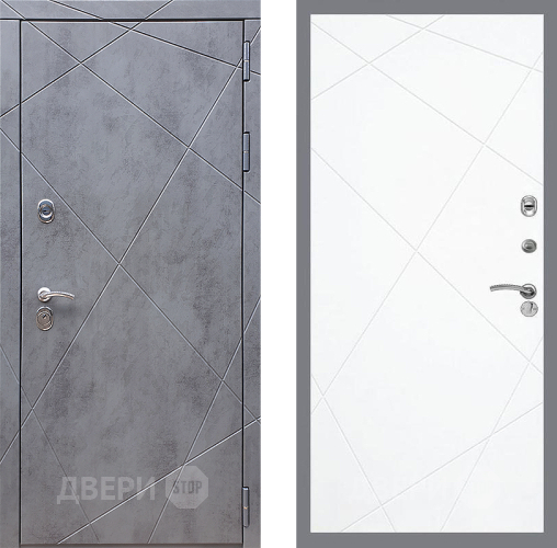 Входная металлическая Дверь Стоп Лучи ФЛ-291 Силк Сноу в Наро-Фоминске