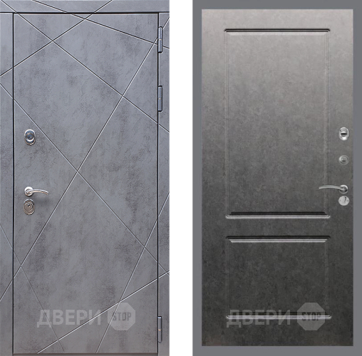 Входная металлическая Дверь Стоп Лучи ФЛ-117 Штукатурка графит в Наро-Фоминске