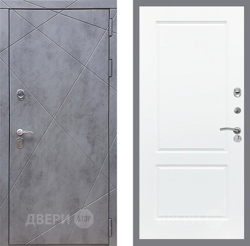 Входная металлическая Дверь Стоп Лучи ФЛ-117 Силк Сноу в Наро-Фоминске