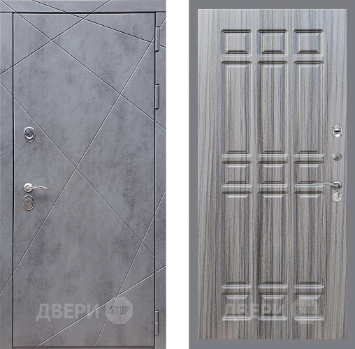 Входная металлическая Дверь Стоп Лучи ФЛ-33 Сандал грей в Наро-Фоминске