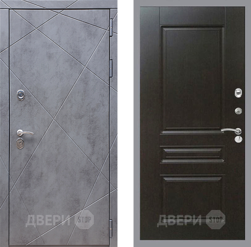 Входная металлическая Дверь Стоп Лучи ФЛ-243 Венге в Наро-Фоминске