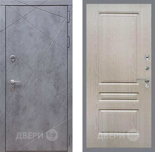 Дверь Стоп Лучи ФЛ-243 Беленый дуб в Наро-Фоминске