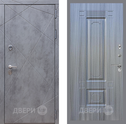 Входная металлическая Дверь Стоп Лучи ФЛ-2 Сандал грей в Наро-Фоминске