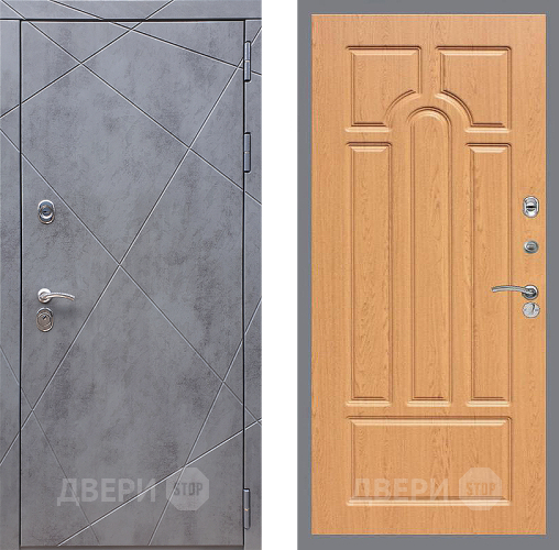 Входная металлическая Дверь Стоп Лучи ФЛ-58 Дуб в Наро-Фоминске
