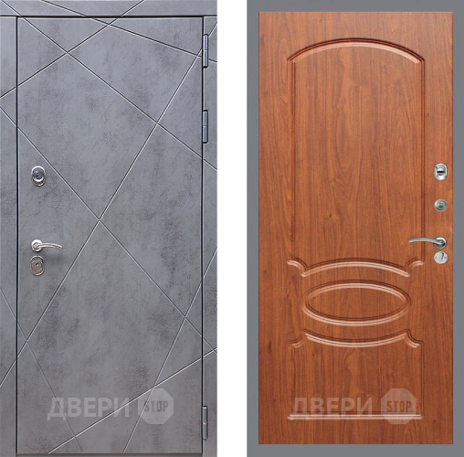 Входная металлическая Дверь Стоп Лучи ФЛ-128 Береза мореная в Наро-Фоминске