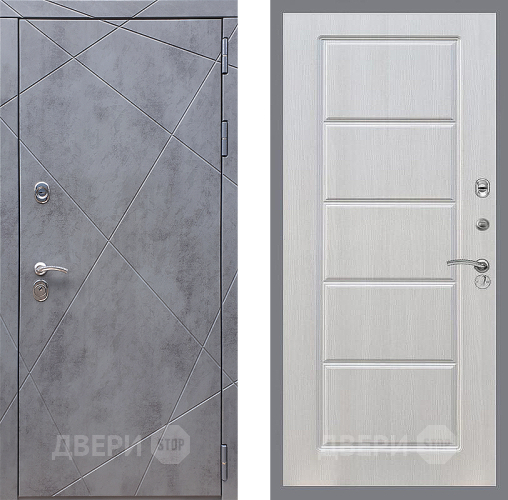 Входная металлическая Дверь Стоп Лучи ФЛ-39 Лиственница беж в Наро-Фоминске