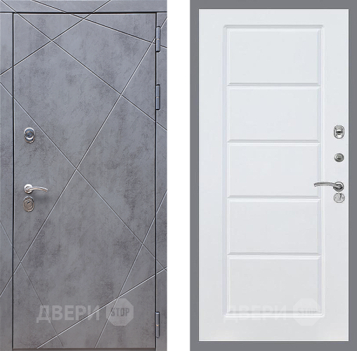 Входная металлическая Дверь Стоп Лучи ФЛ-39 Силк Сноу в Наро-Фоминске