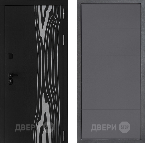 Входная металлическая Дверь Дверной континент ДК-12 ФЛ-649 Графит софт в Наро-Фоминске