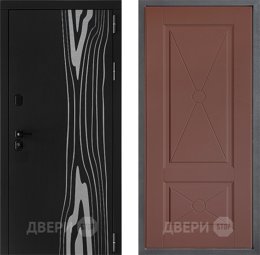 Дверь Дверной континент ДК-12 ФЛ-617 Ясень шоколадный в Наро-Фоминске