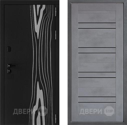 Входная металлическая Дверь Дверной континент ДК-12 ФЛ-49 Бетон серый в Наро-Фоминске