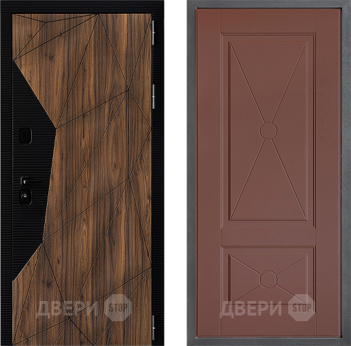 Дверь Дверной континент ДК-11 ФЛ-617 Ясень шоколадный в Наро-Фоминске